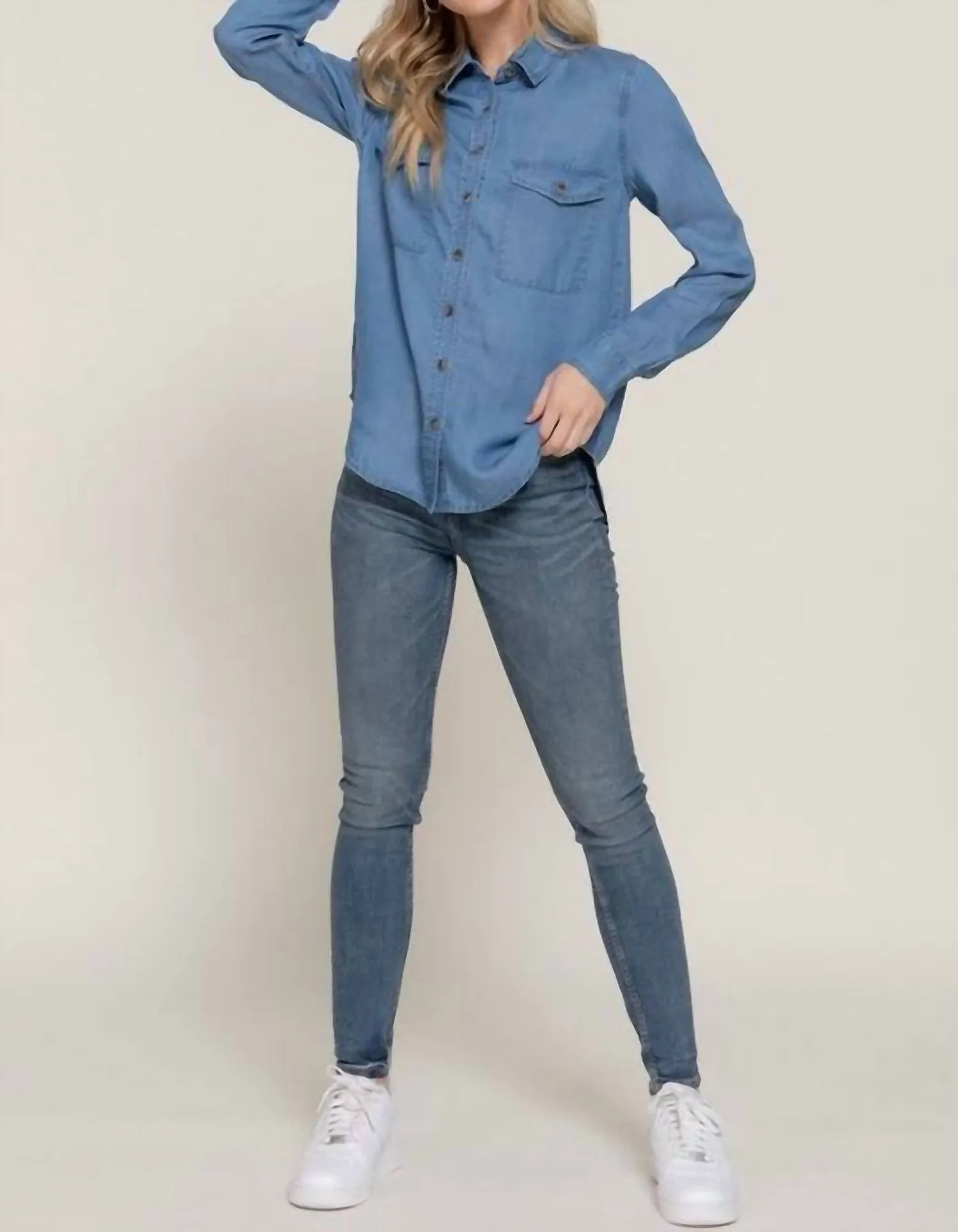 Active Basic - Tencel Button Up Shirt