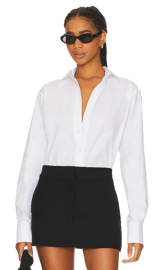 AEXAE Slim Fit Shirt in White