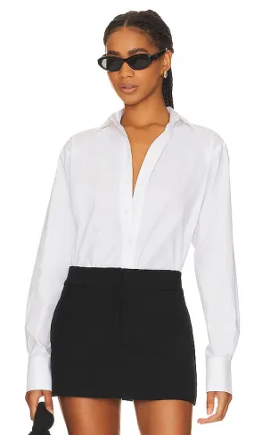 AEXAE Slim Fit Shirt in White