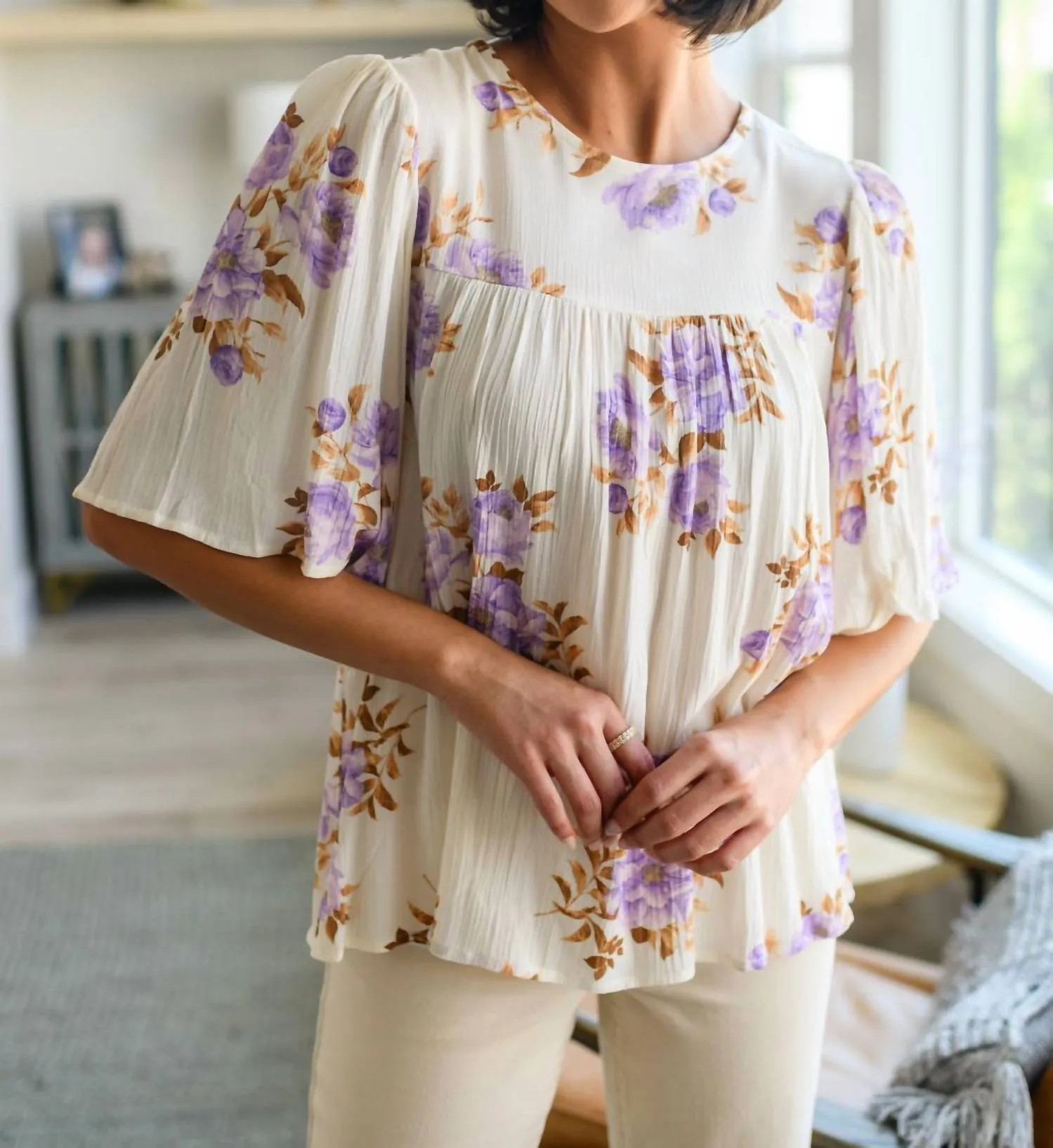 Andree By Unit - Lavender Haze Blouse
