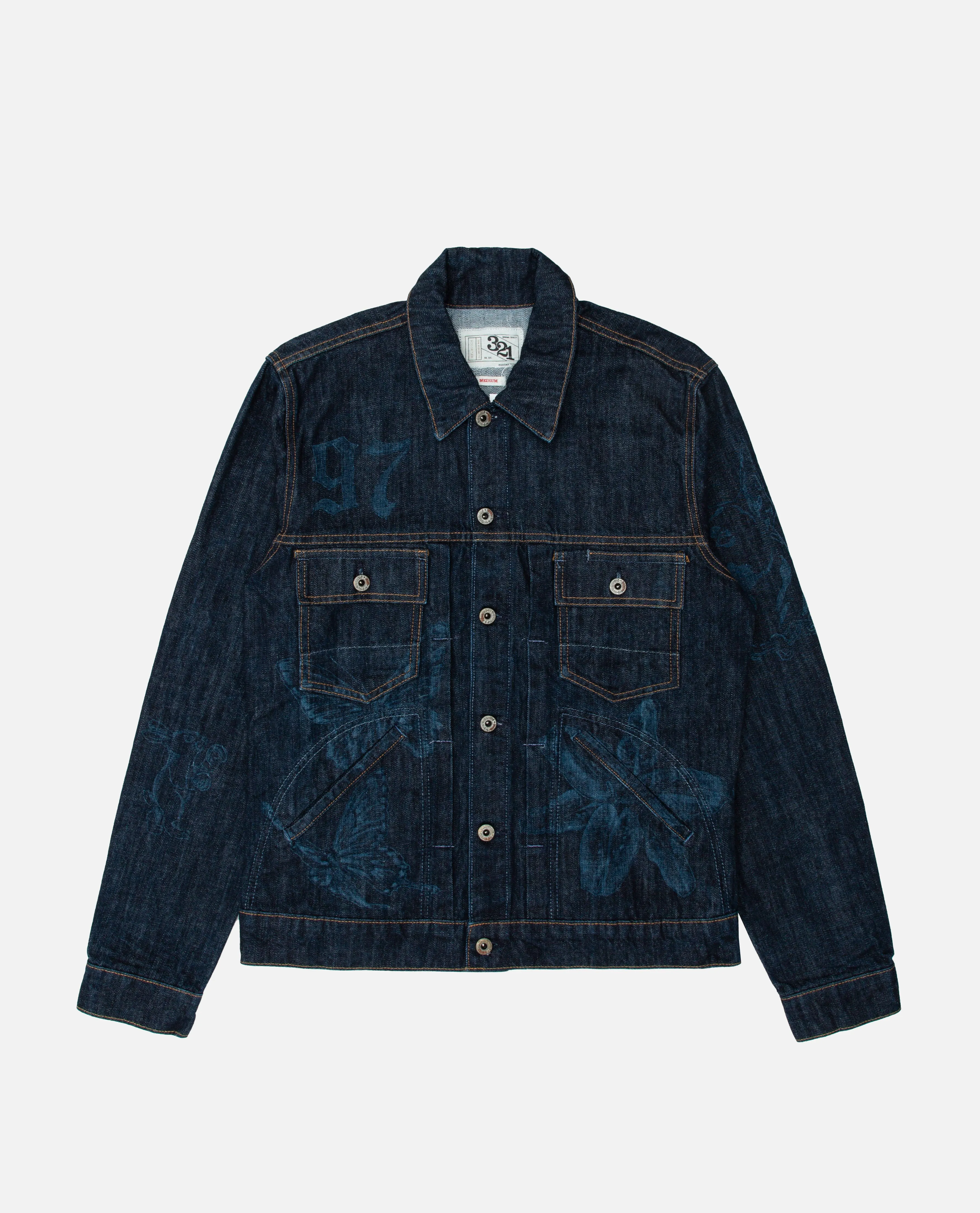 AR321 Etched Cone Mills Denim Jacket