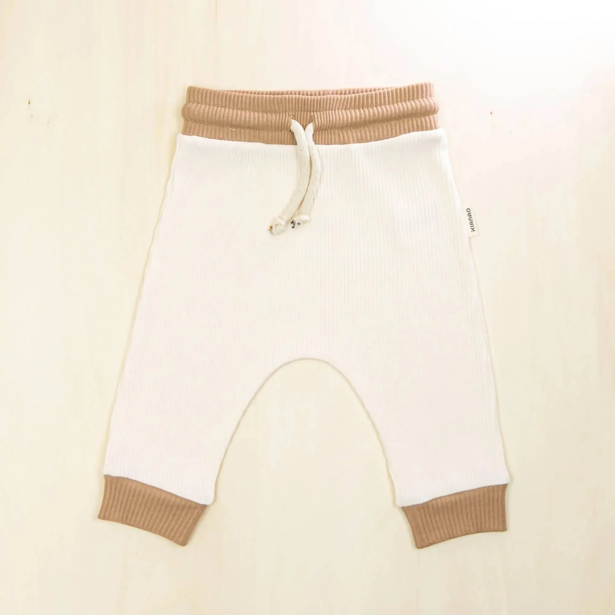 Baby Pants Organic Cotton Retro Jogger Contrast Trim