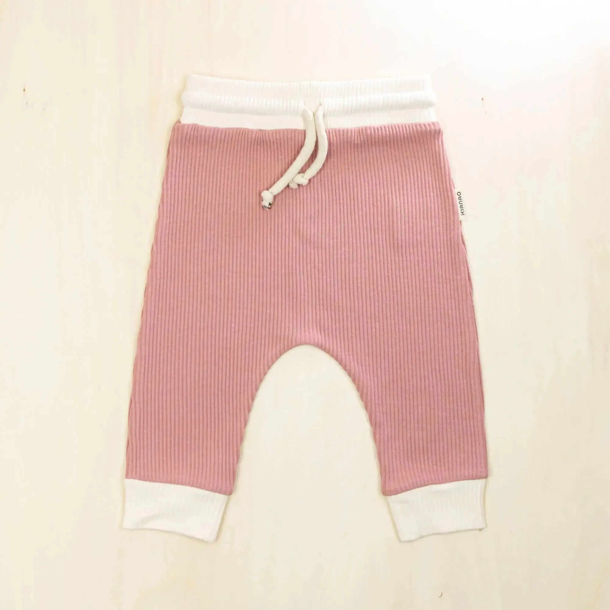 Baby Pants Organic Cotton Retro Jogger Contrast Trim