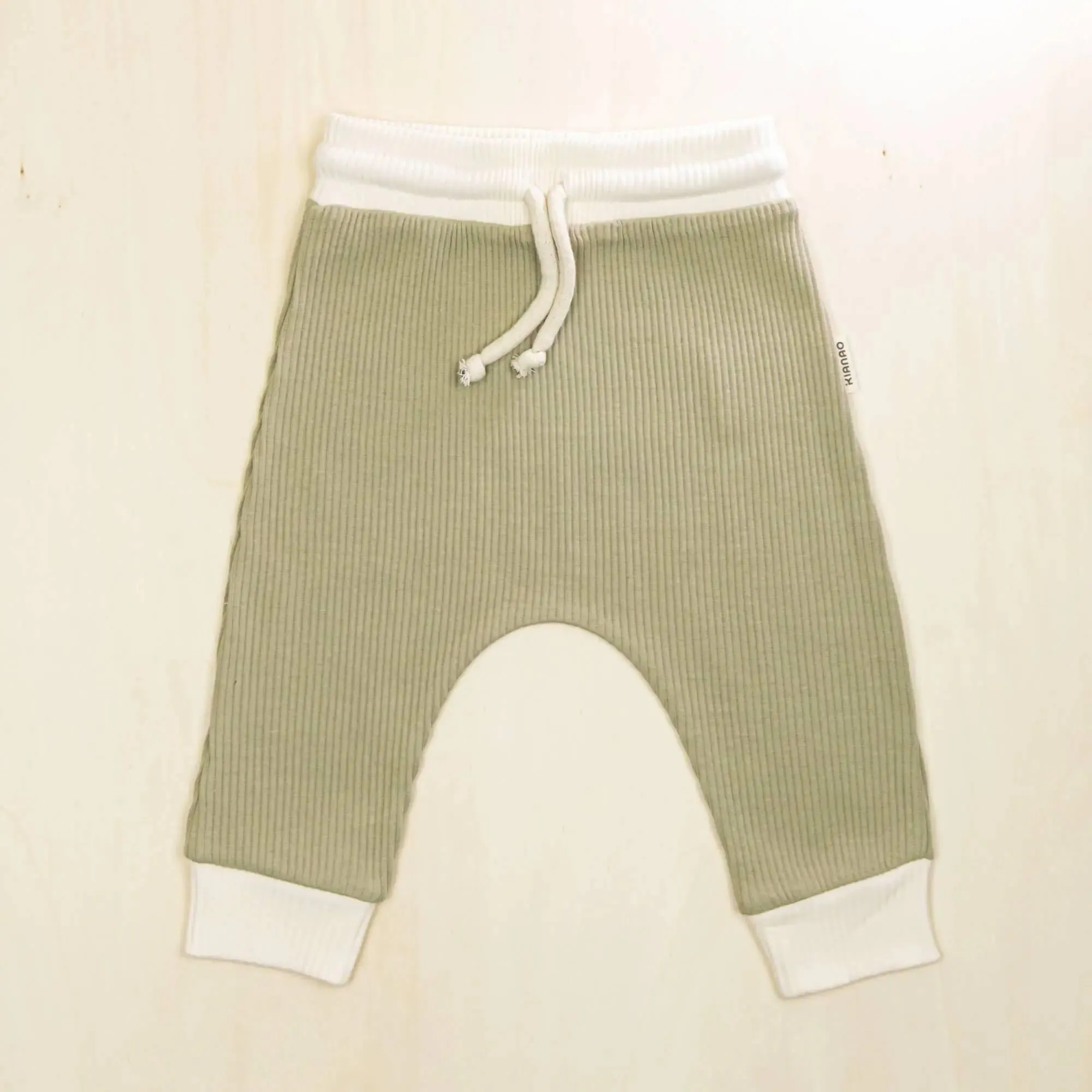 Baby Pants Organic Cotton Retro Jogger Contrast Trim