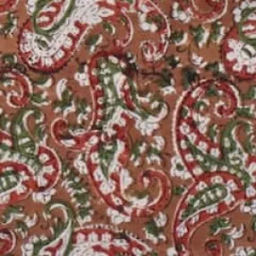 Brown Jaipuri Handblock Print