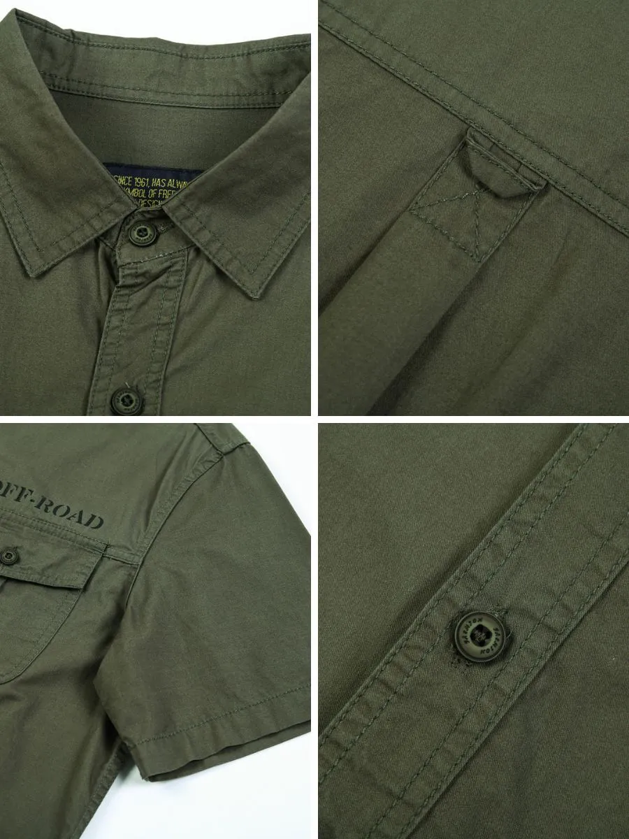 Cotton Short Sleeve Tactical Shirt