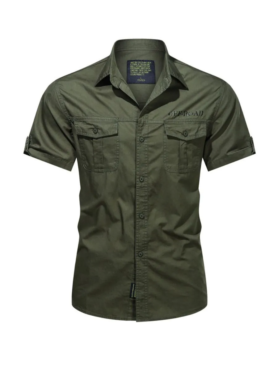 Cotton Short Sleeve Tactical Shirt