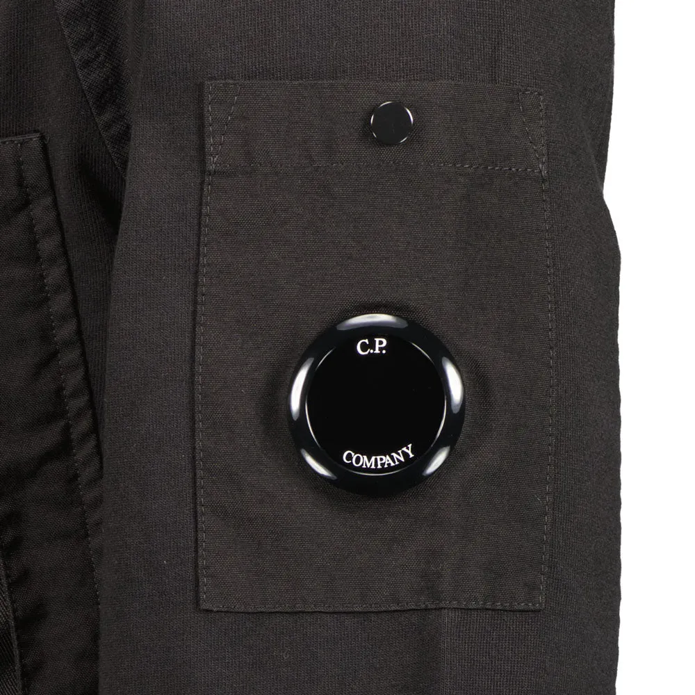 C.P. Mixed Heavy Jersey Lens Hoodie