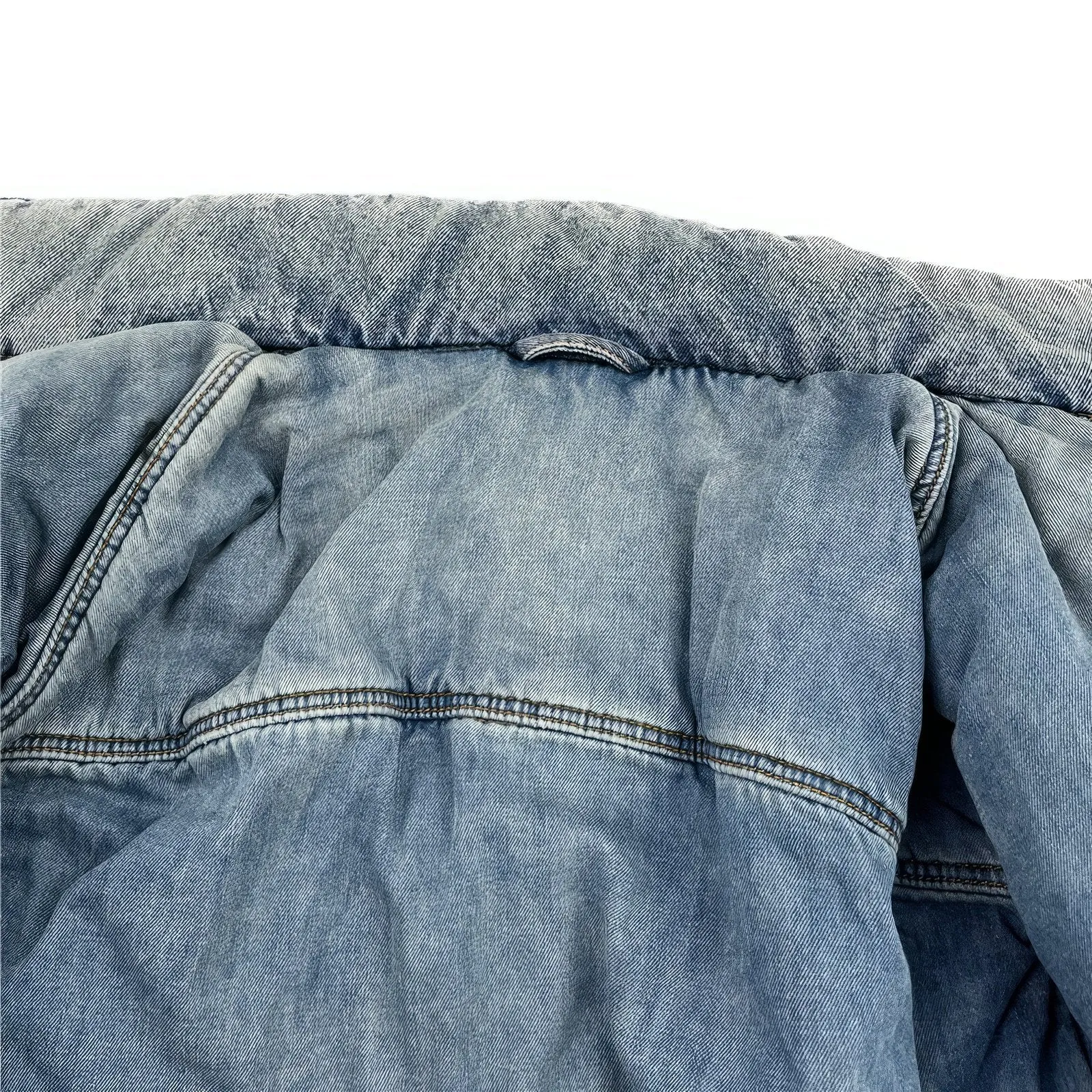 Distressed Oversized Denim Detroit Jacket