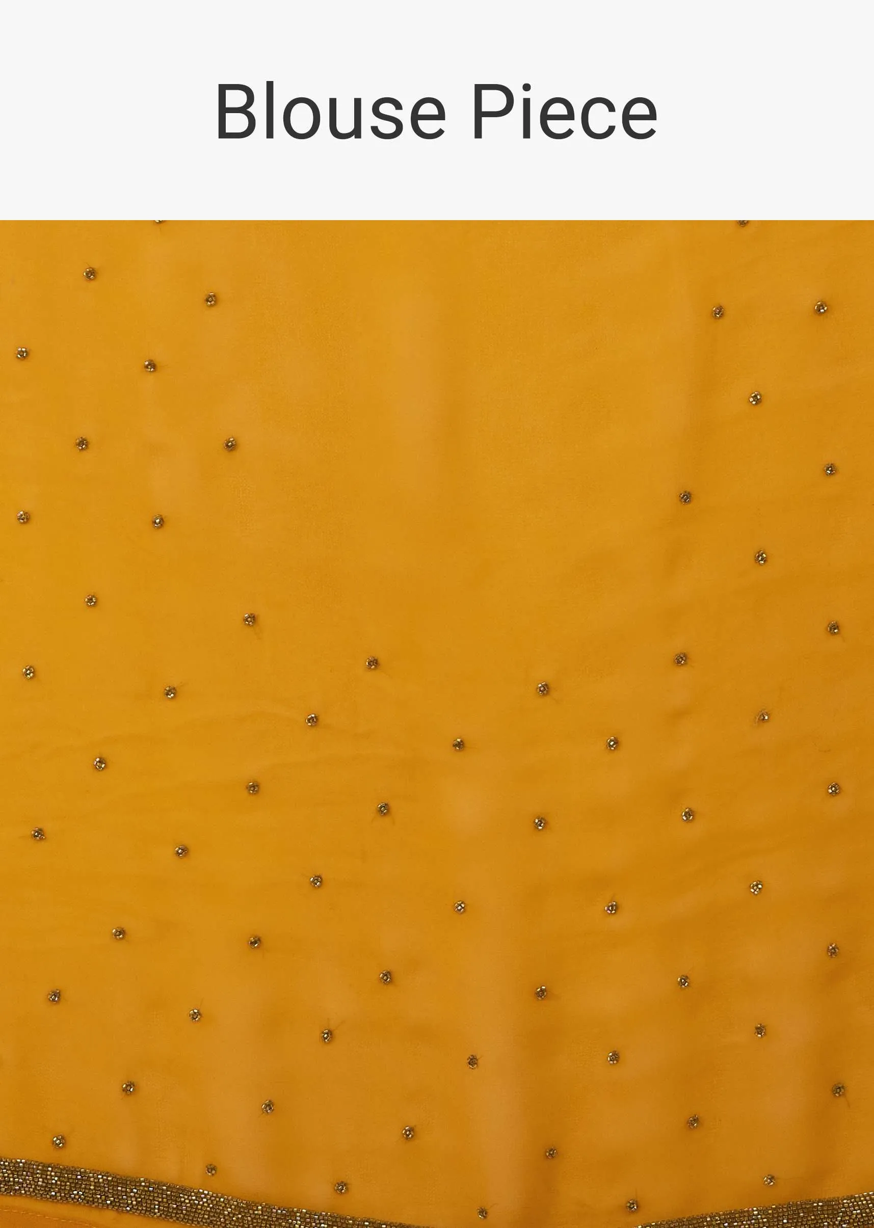 Festive Ocher Yellow Saree Kashmiri Embroidered In Georgette