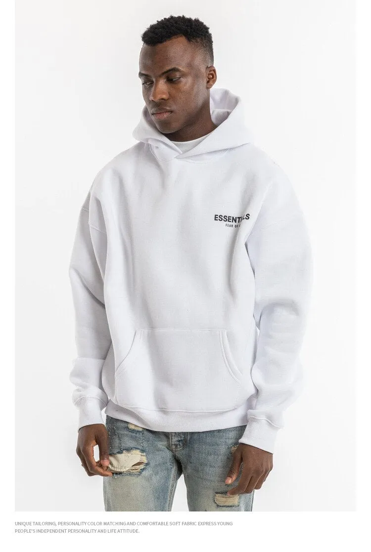 Flower Letter Print Hoodie