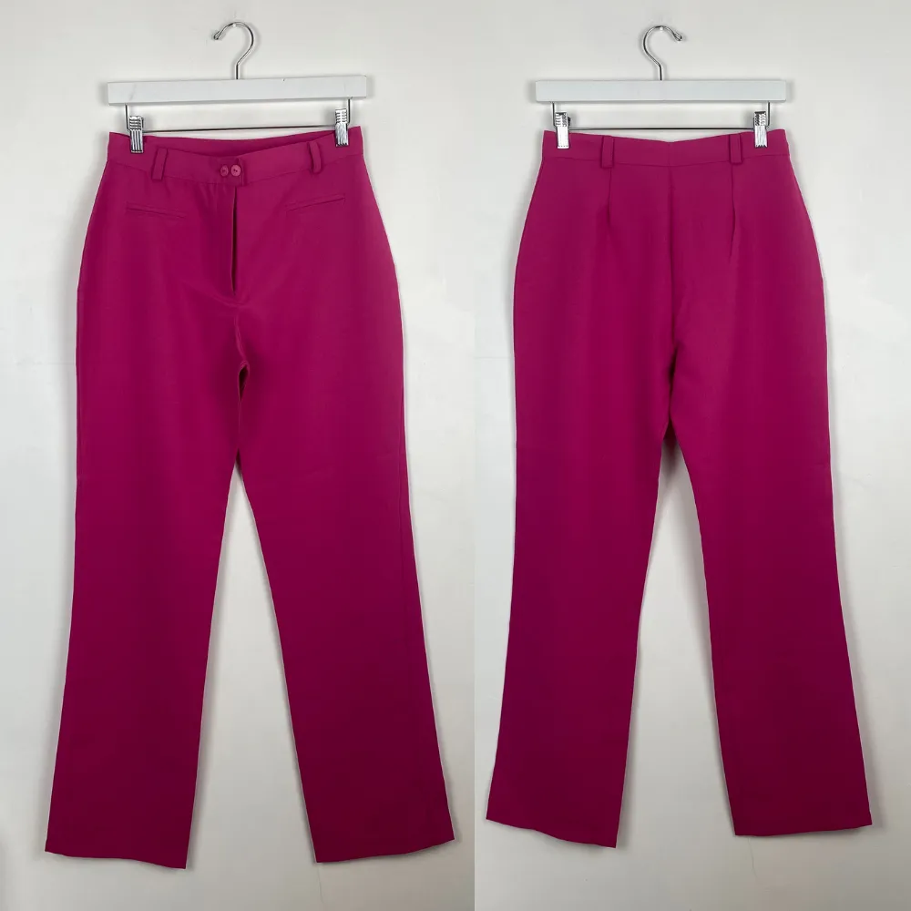 Fuchsia Smart Trousers - SMALL