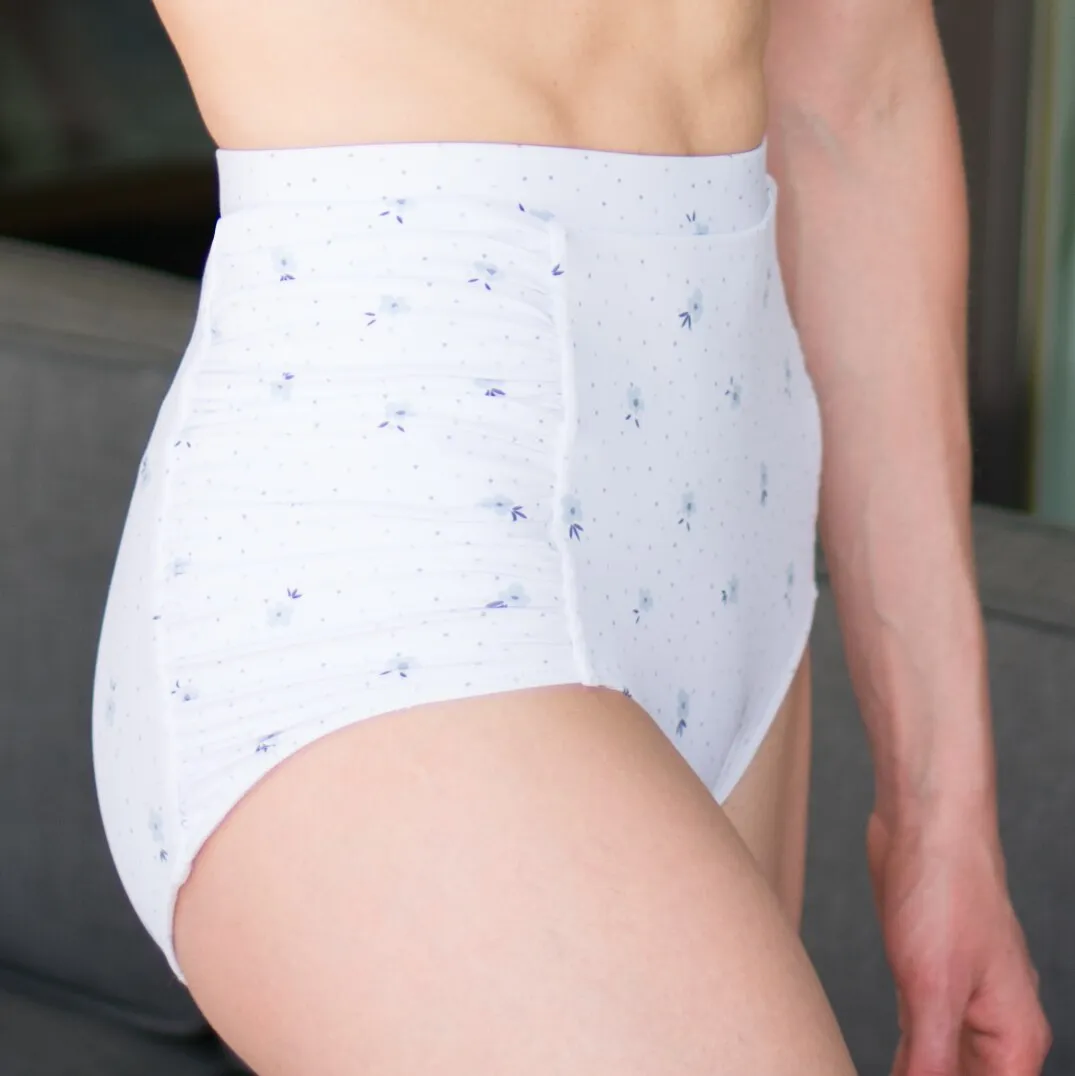Gathered High Waisted Briefs