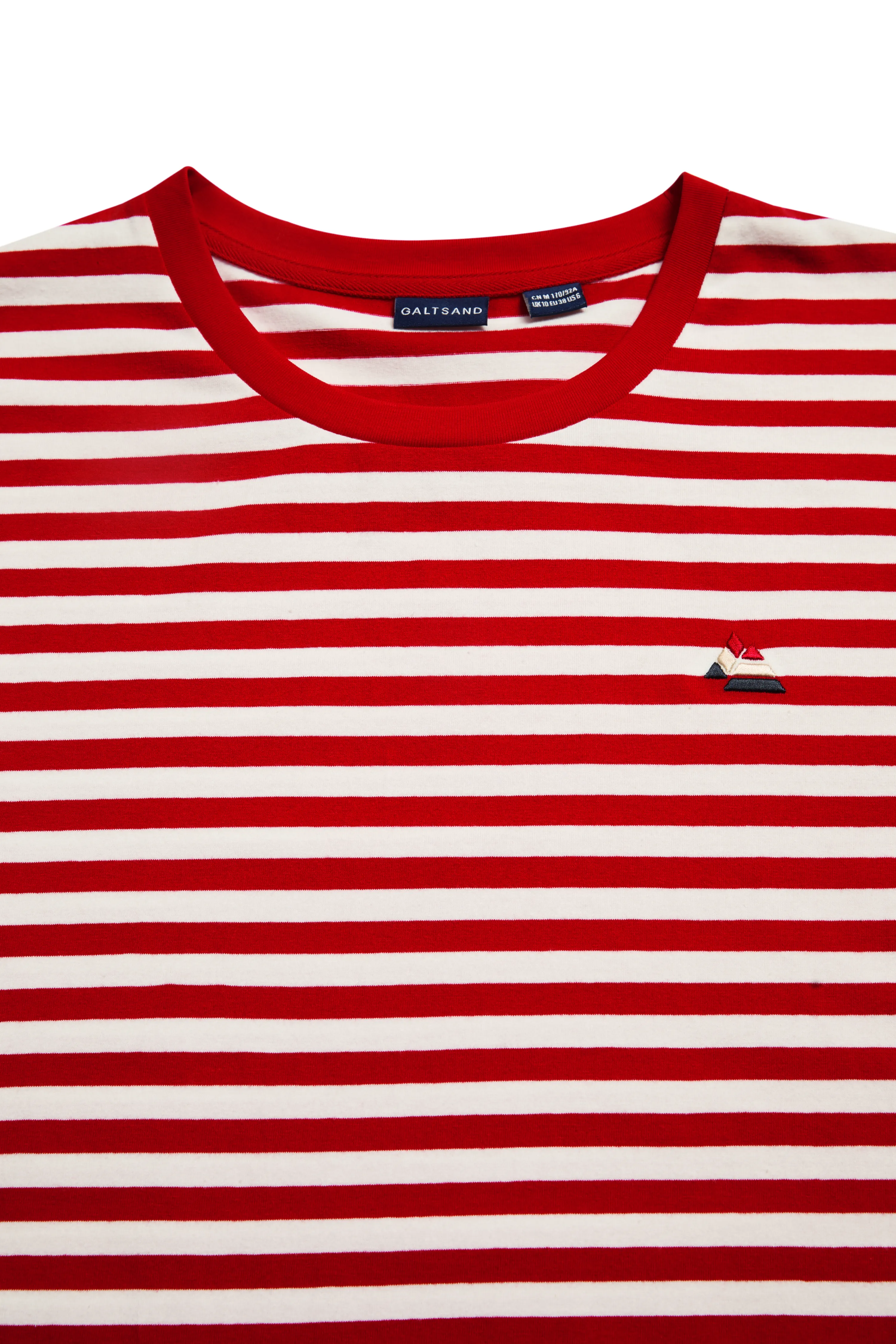 Harbour Stripe Tee in Red