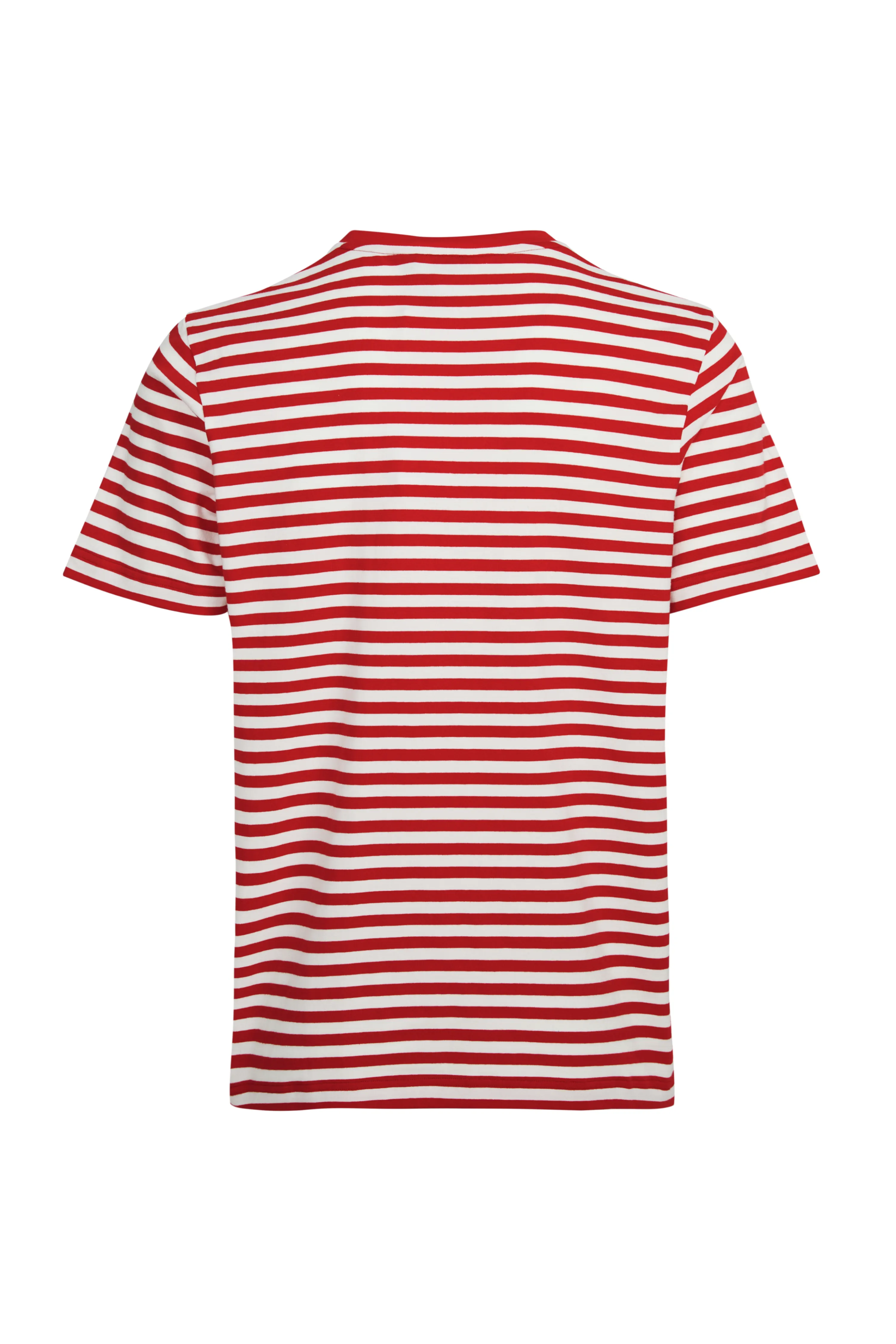 Harbour Stripe Tee in Red