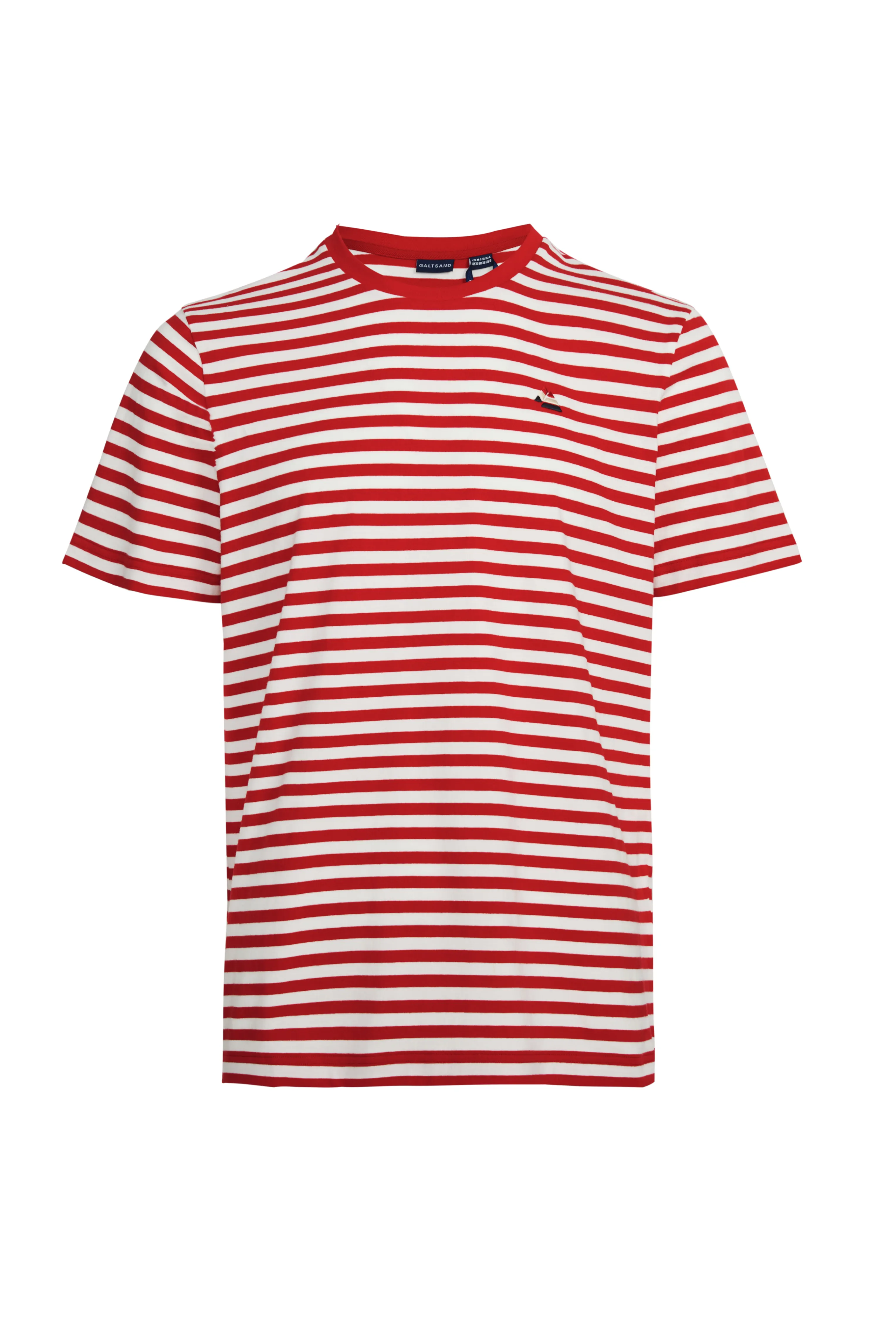 Harbour Stripe Tee in Red