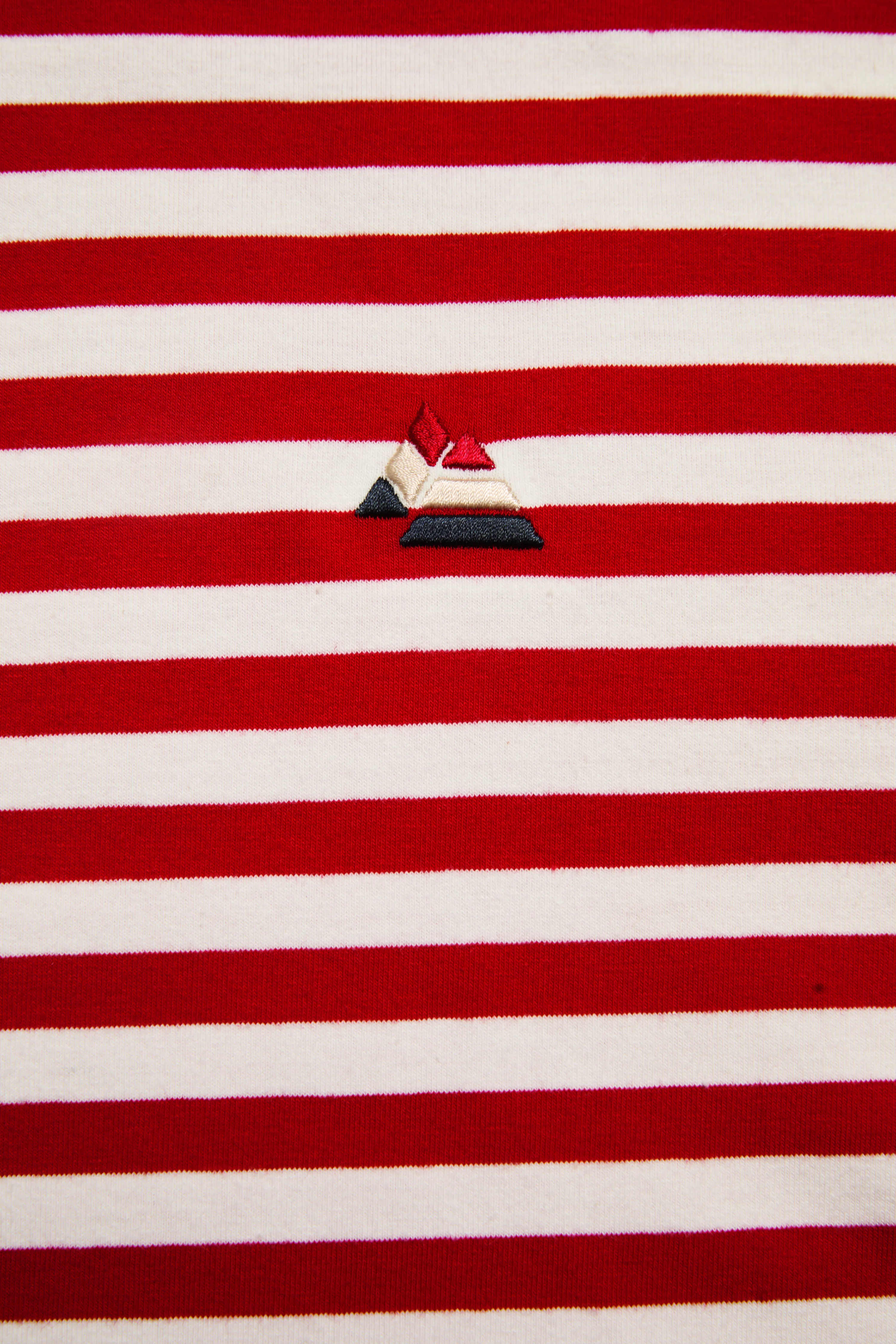 Harbour Stripe Tee in Red