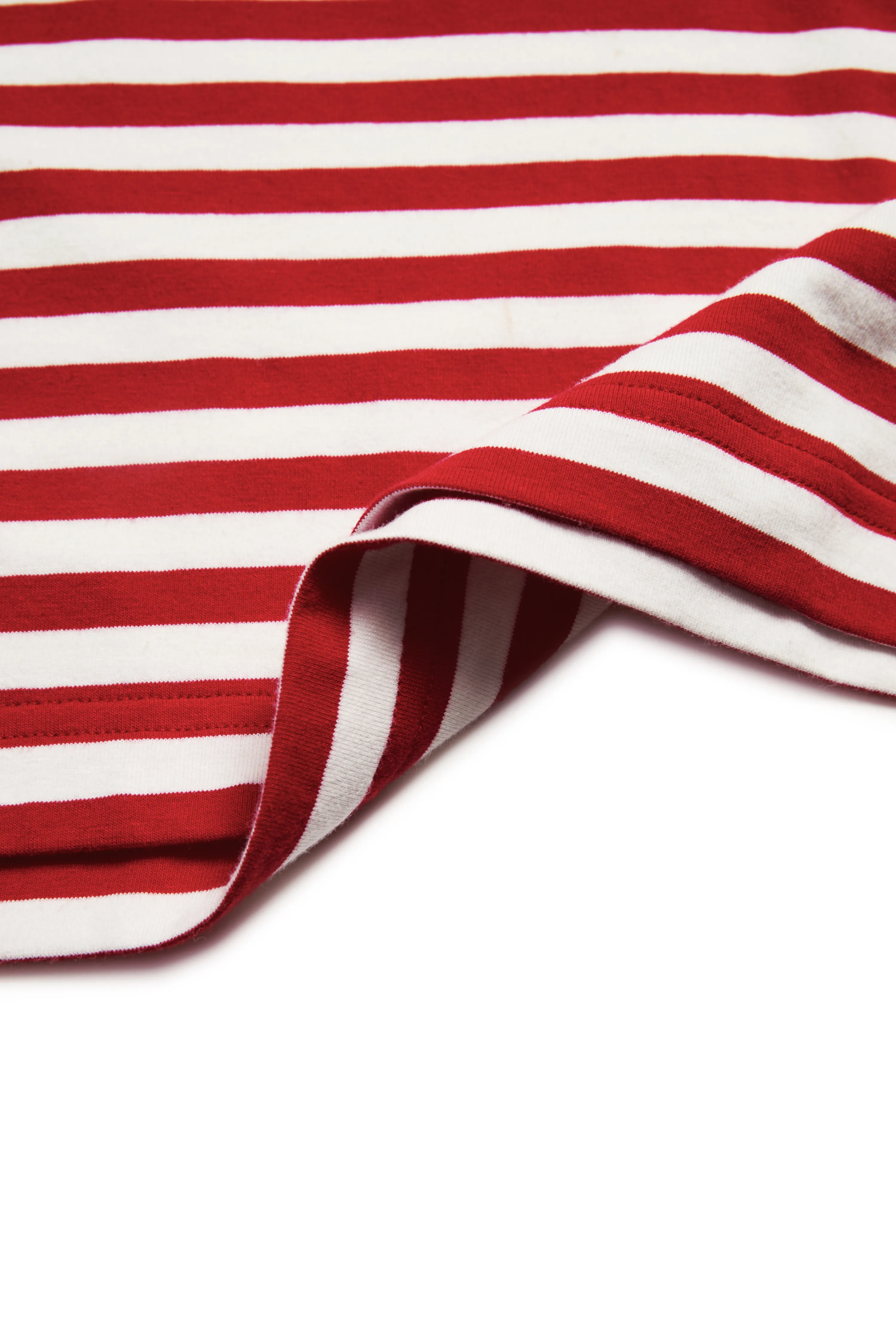 Harbour Stripe Tee in Red