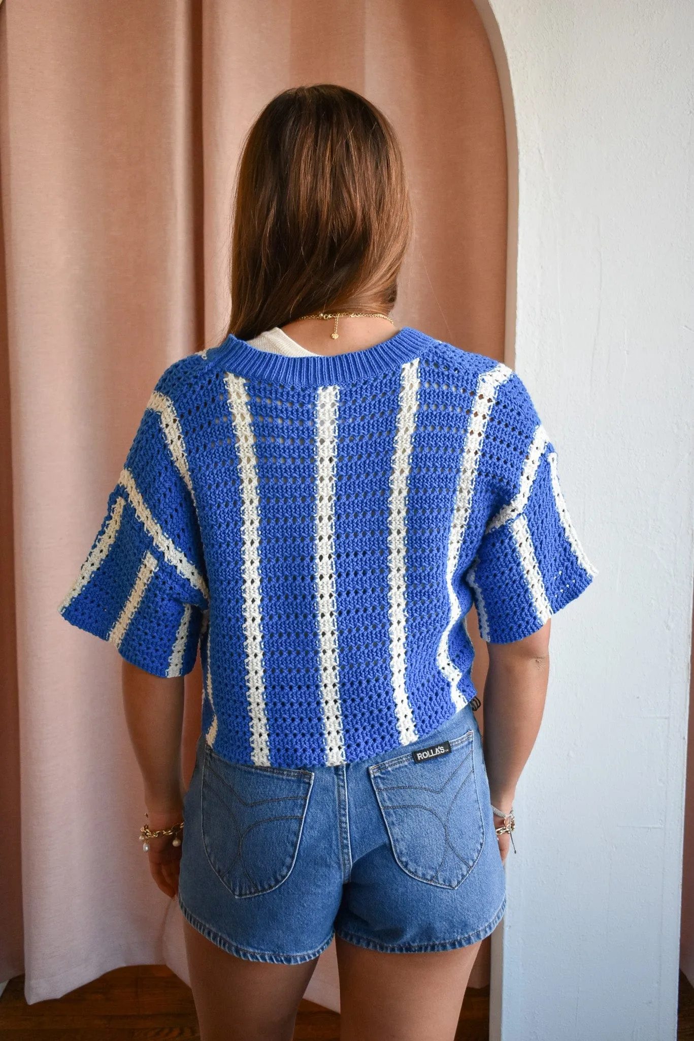 MJ Open Knit Top
