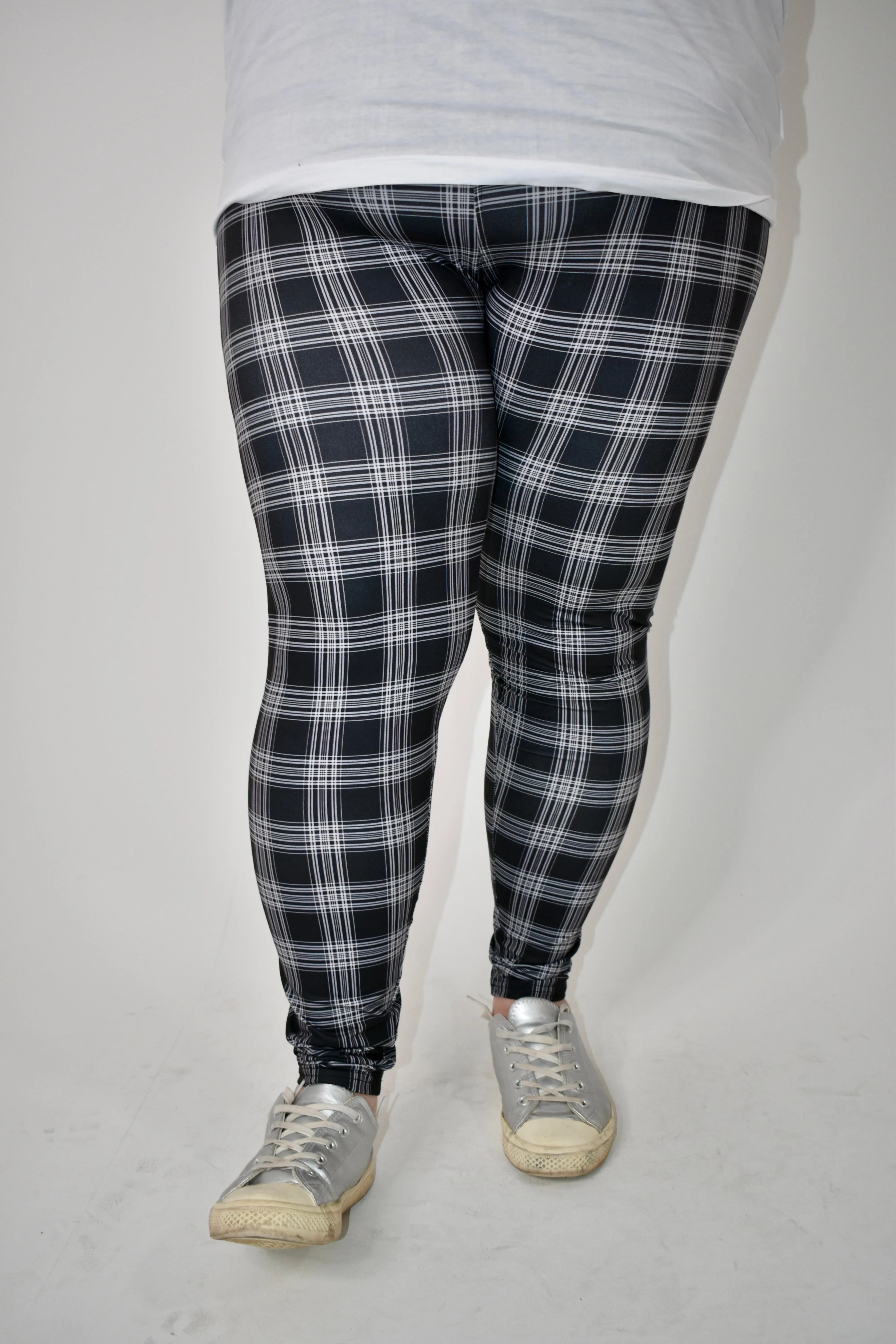 Monochrome Check Super Soft Leggings