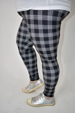 Monochrome Check Super Soft Leggings Monochrome Check Super Soft Leggings