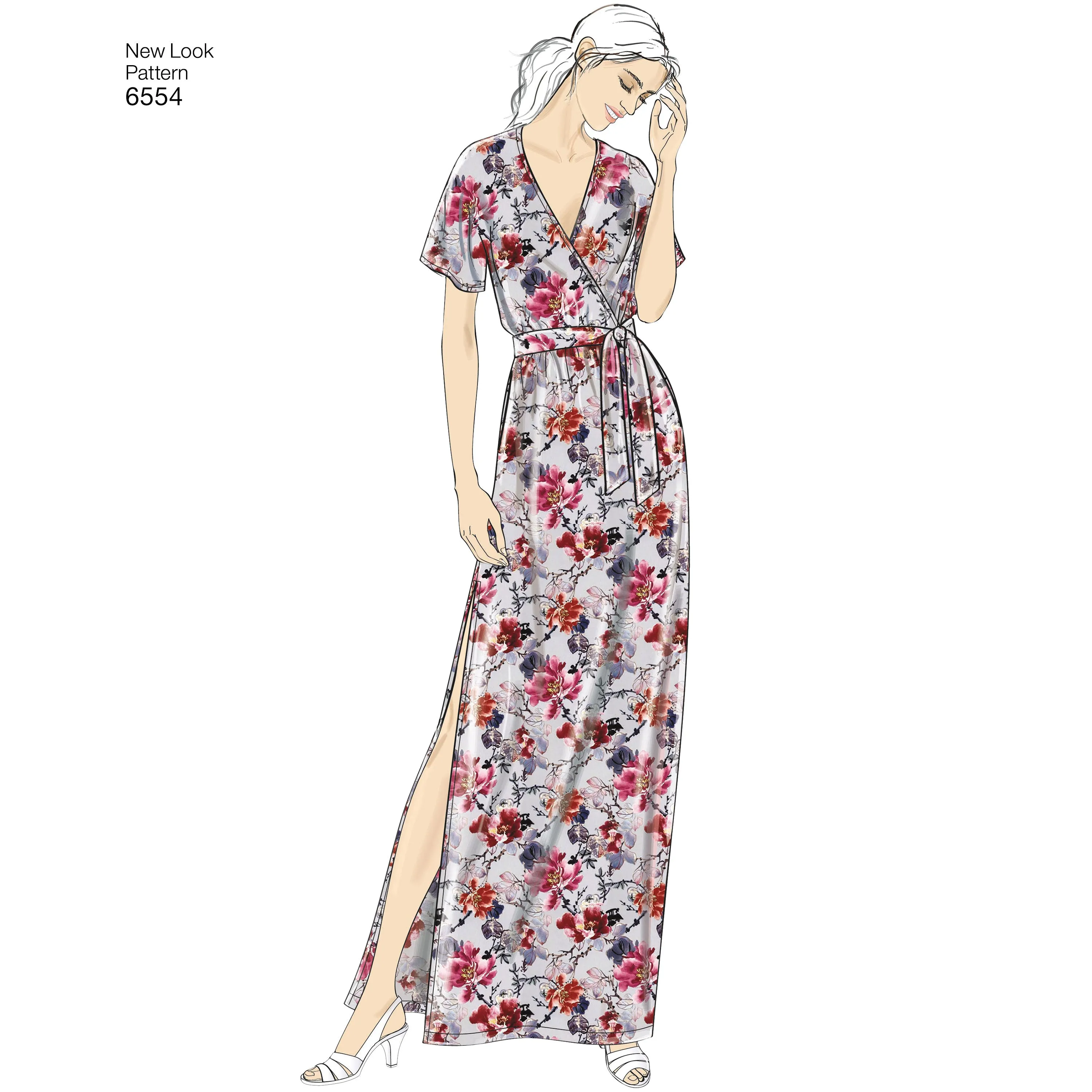 New Look Sewing Pattern 6554 - Women's Knit Jumpsuit and Dresses