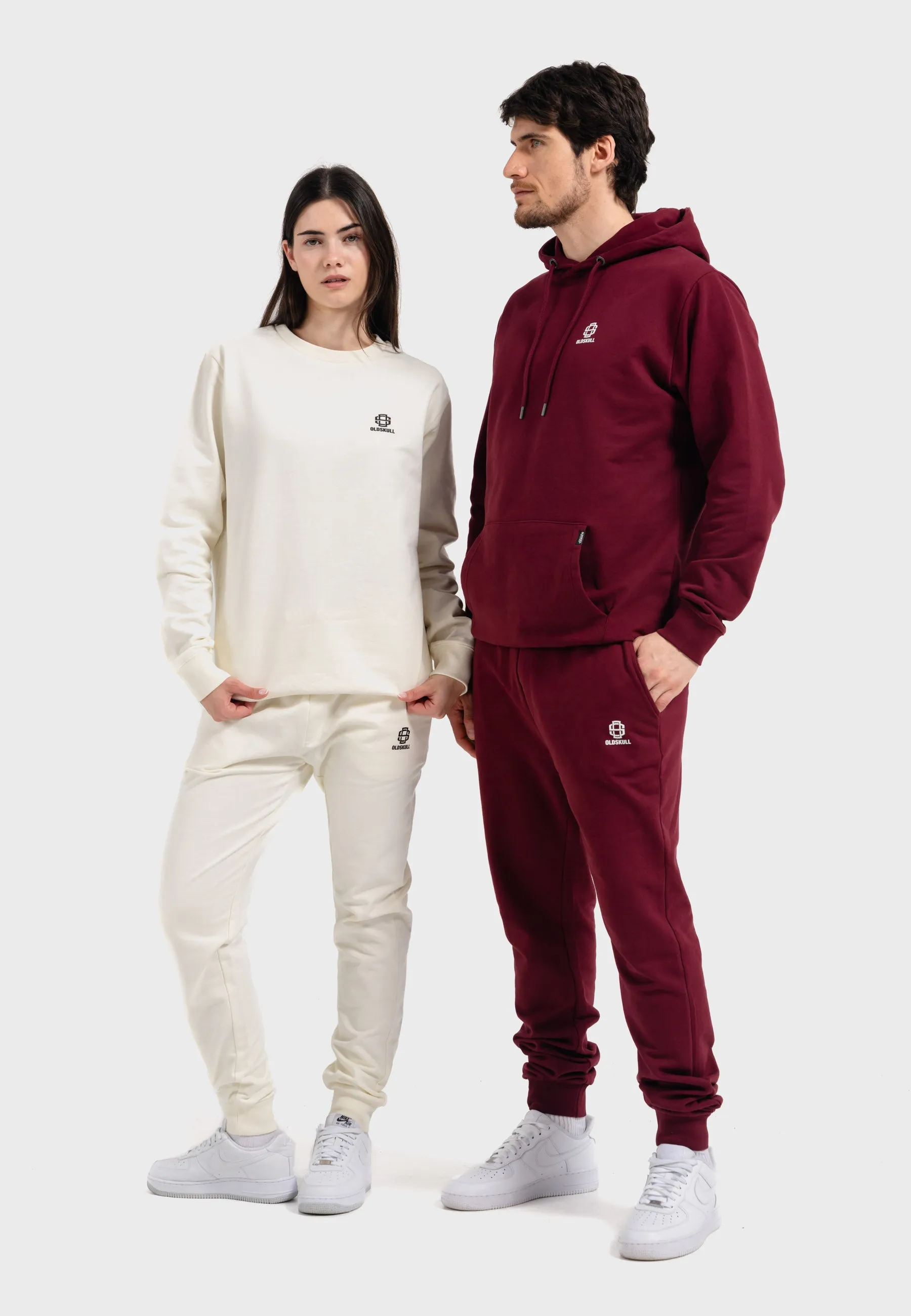Oldskull Iconic Logo Sweat Jogger Burgundy
