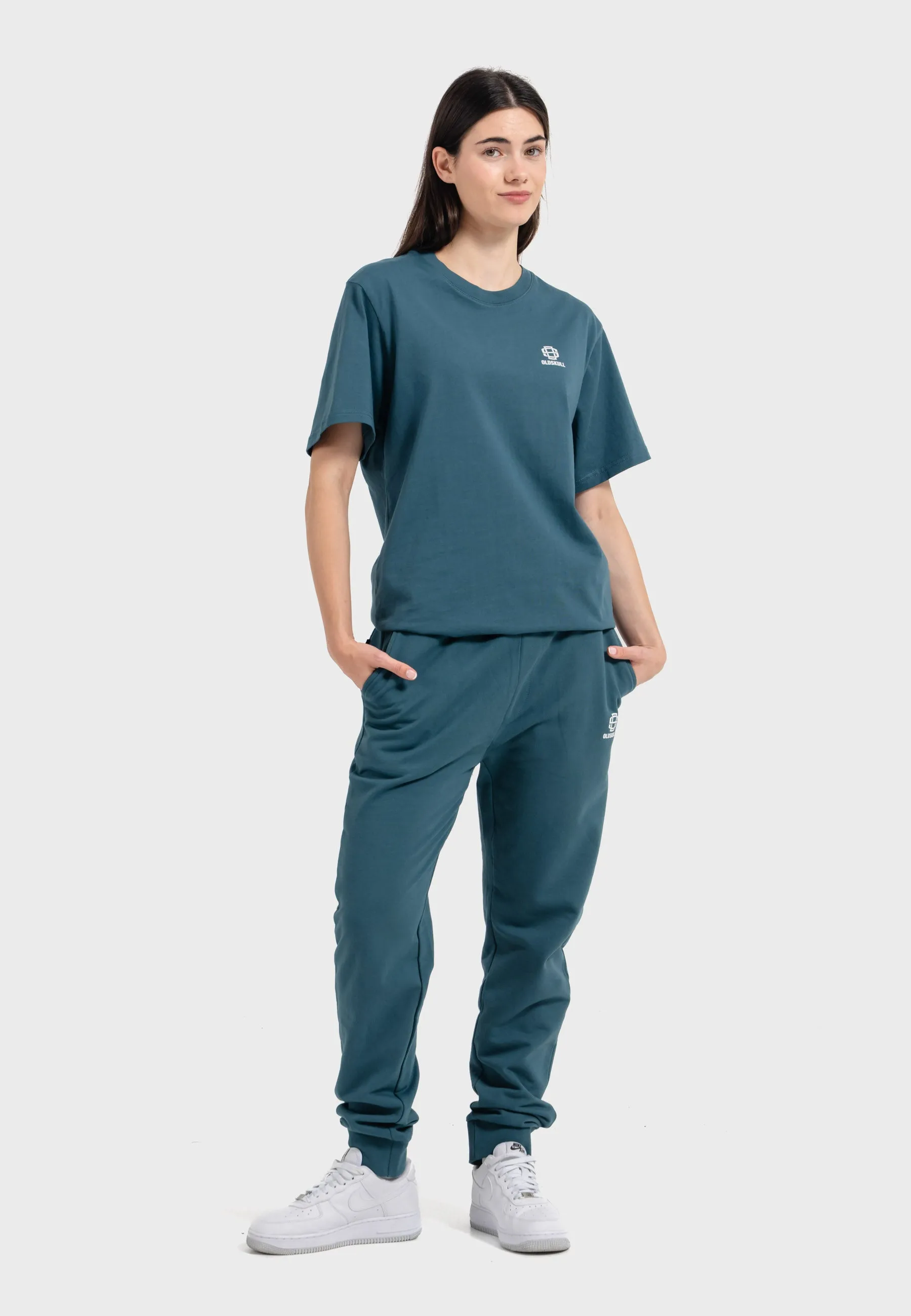 Oldskull Iconic Logo Sweat Jogger Dark Green