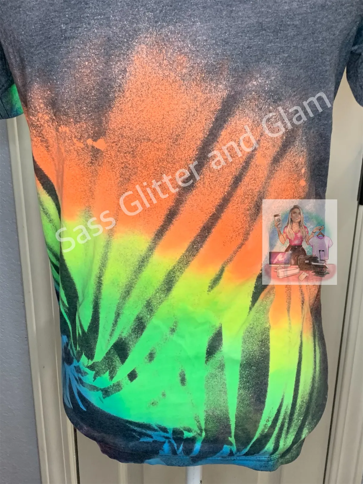 Reverse Tie Dye Tee