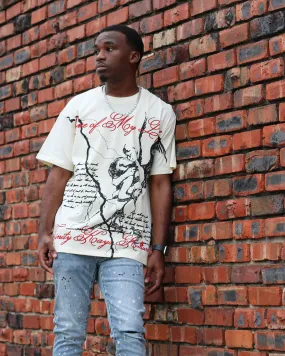 Trinity Kays Kulture Love of my Life Graphic T shirt In Cream