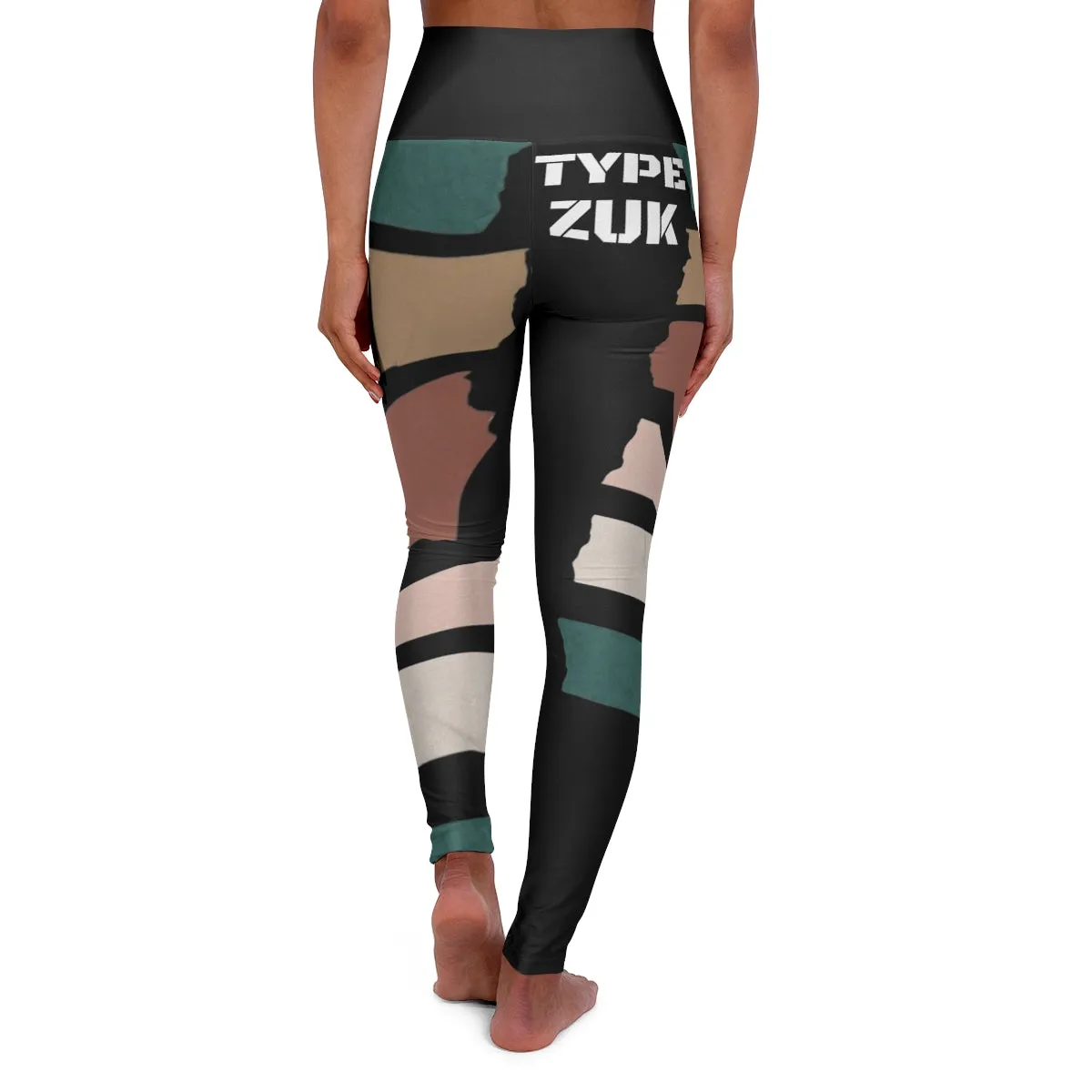 TYPEZUK 6 Stain Colour Yoga Leggings