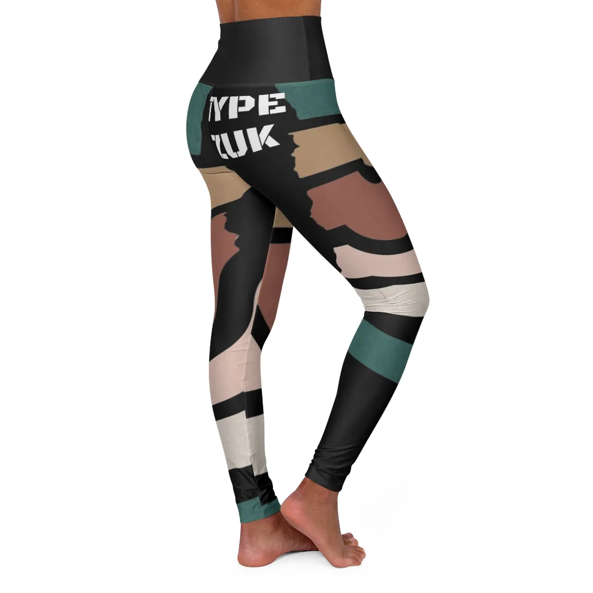 TYPEZUK 6 Stain Colour Yoga Leggings