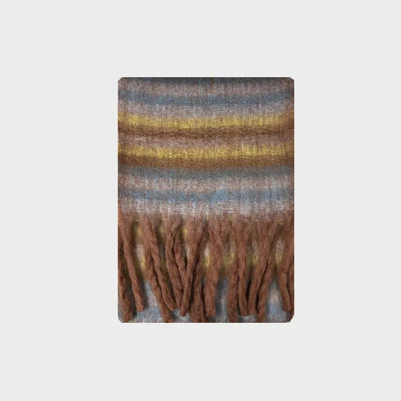 Vintage inspired Long Stripe Scarf