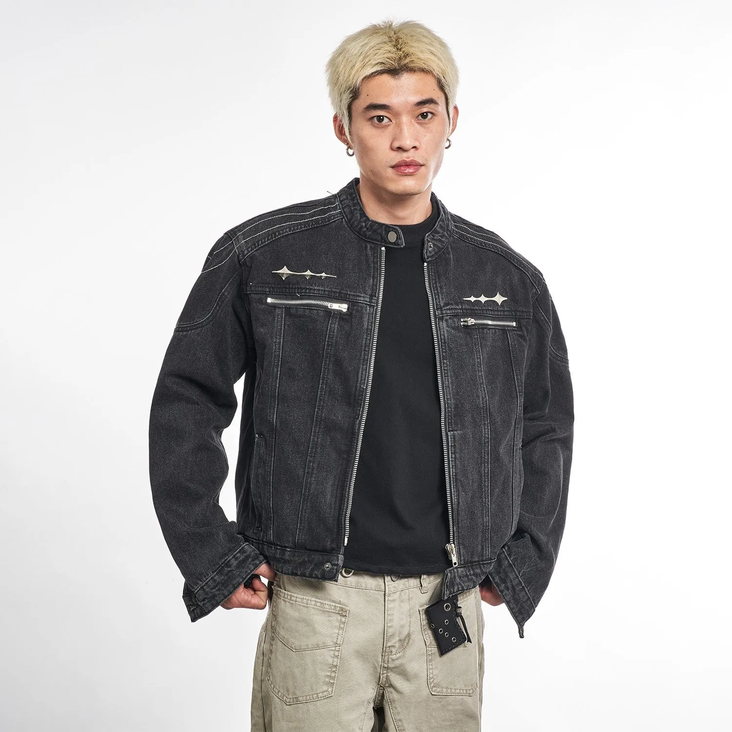 Vintage Wash Denim Jacket